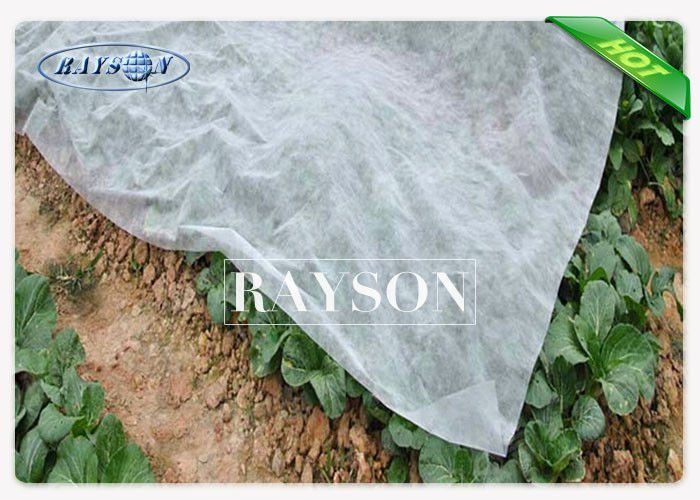 White Non Woven Geotextile Fabric Water Permeable Landscape Fabric